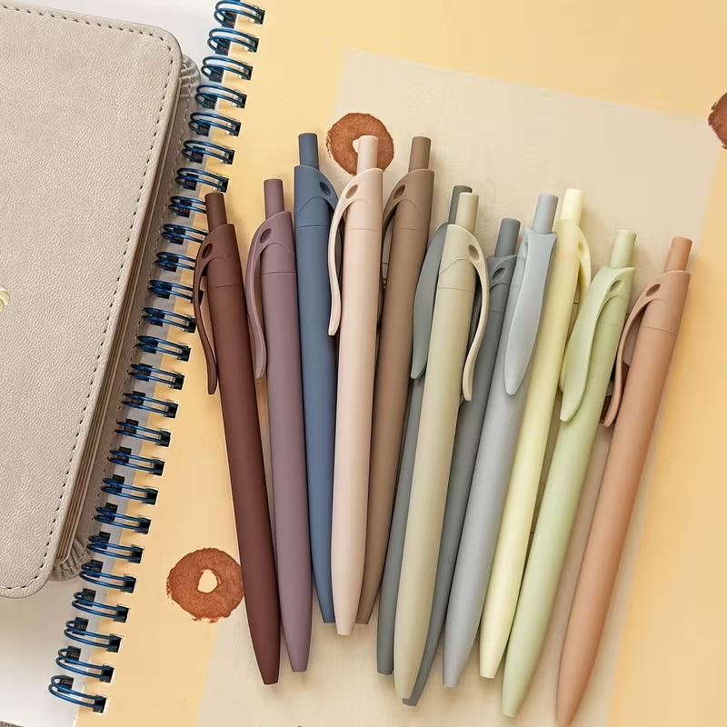18 Morandi Retractable Pens (random Color)